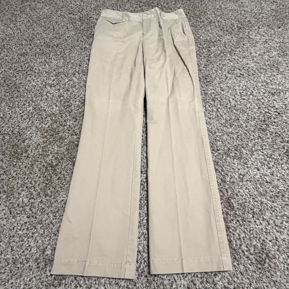 Eddie Bauer Mercer Fit Khaki Chino Pants Womens 6 Tan Cotton Straight Trousers